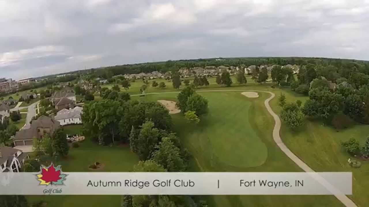 Autumn Ridge Golf Course Hole 17 Flyover - YouTube