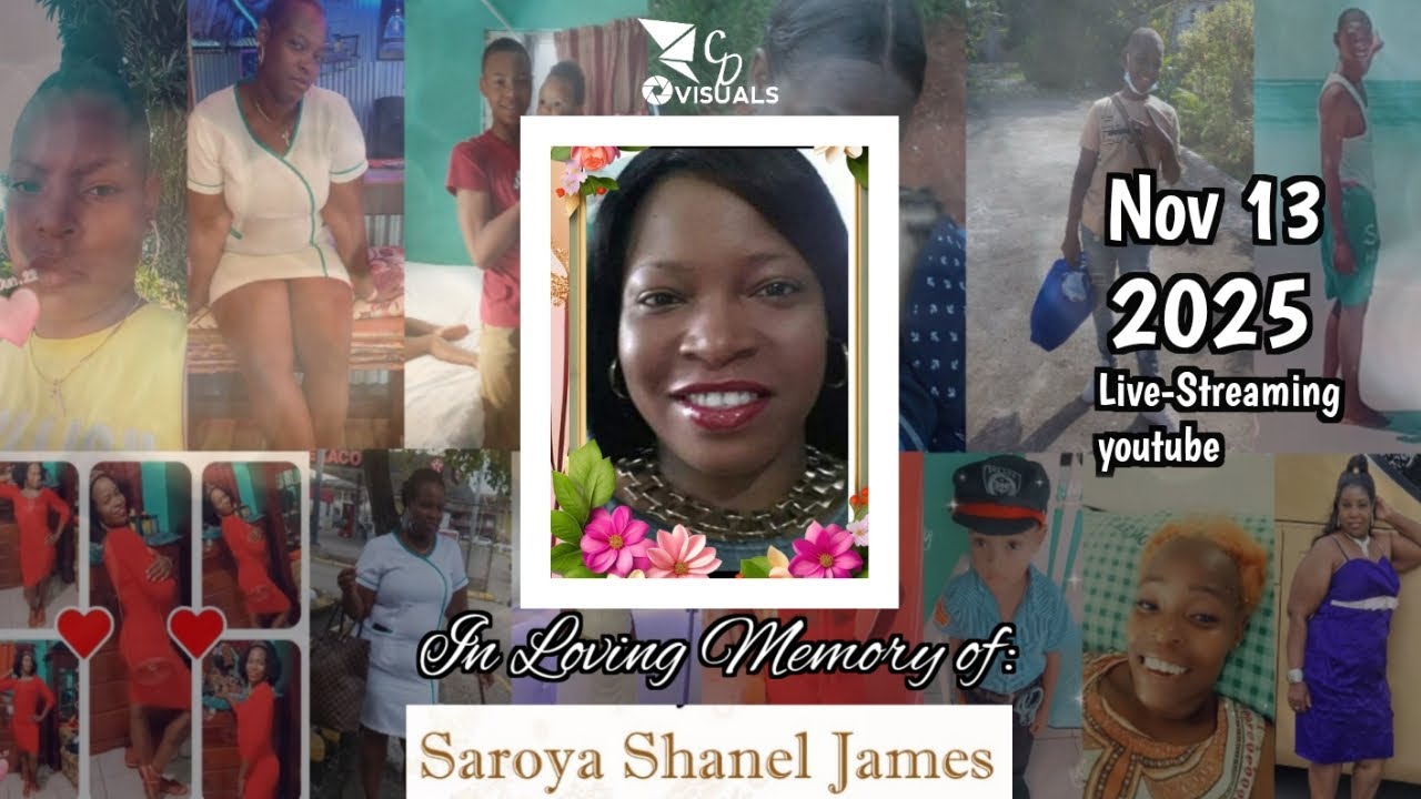 Live streaming Saroya Shanel James Funeral Service