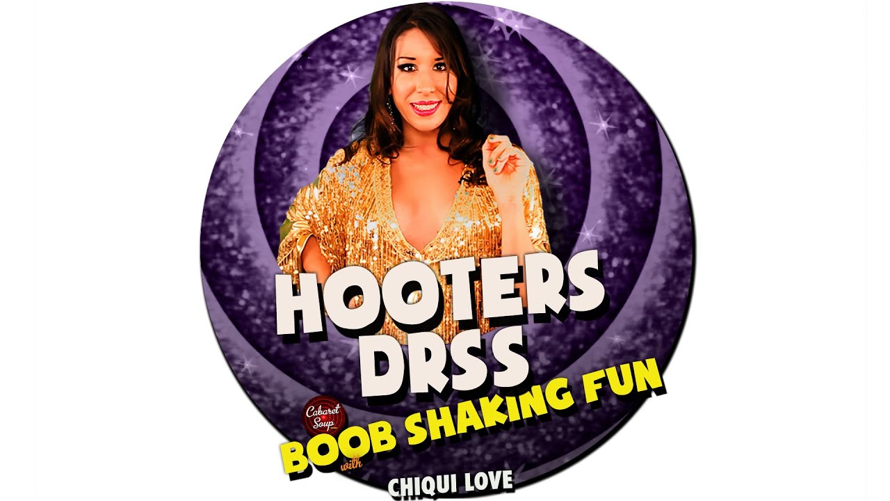 BOOB SHAKING FUN ~ HOOTERS DRESS ft Chiqui Love