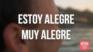Video thumbnail of "Estoy Alegre, Muy Alegre - Canto Cristiano"