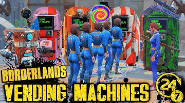 Fallout 4 - BORDERLANDS VENDING MACHINES - Player Vending 24/7 Instant service
