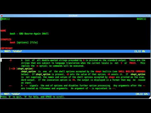 Color Coding Your Man Pages - Linux - Shell Script - BASH