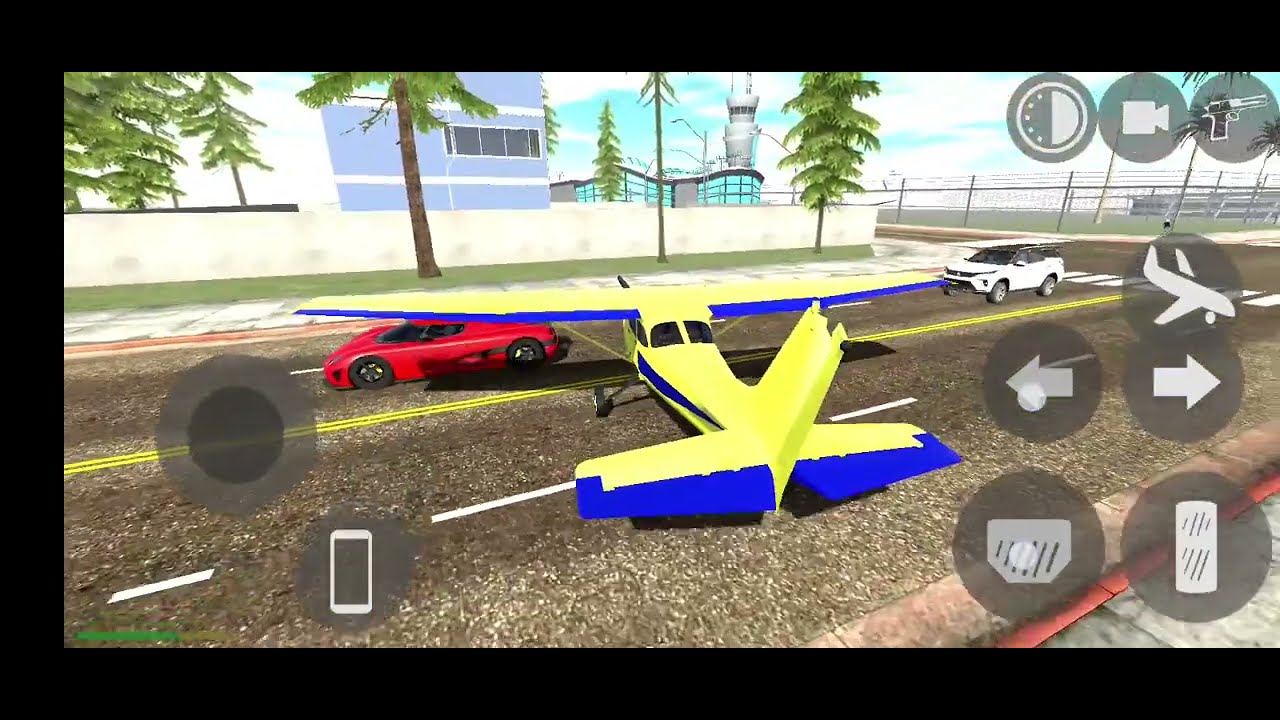 Plane Crash Ho Gaya 😱 Airplane Ko Uda Diya | Indian Bike Driving 3D Game Epic Plane Crash Stunt 2026