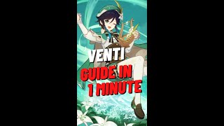 Venti Build/Guide In 1 Minute! Genshin Impact #shorts