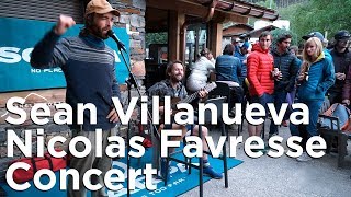 Sean Villanueva Nicolas Favresse concert live musique Scarpa Snell Sports Chamonix