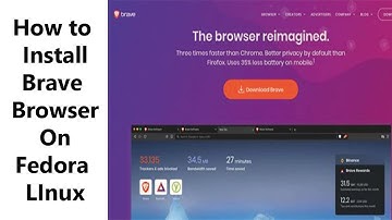 How to install Brave Browser on Fedora Linux  @iwcoding