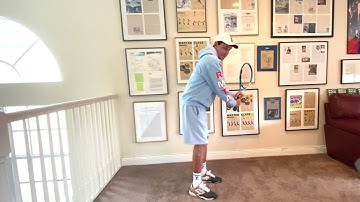 Ground stroke game changer bow after your performance not during - Rick Macci