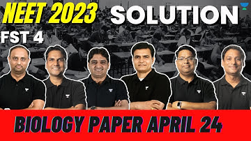 NEET 2023 | FST 4 | Bio. Paper Sol.| IA Sir PB Sir PG Sir NKY Sir GA Sir AKS Sir | Kota Pulse