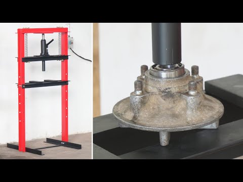 How To Make A Hydraulic Press Machine | Homemade 5 Ton Hydraulic Press | DIY