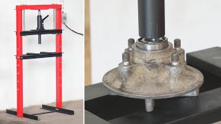 How To Make A Hydraulic Press Machine | Homemade 5 Ton Hydraulic Press | DIY