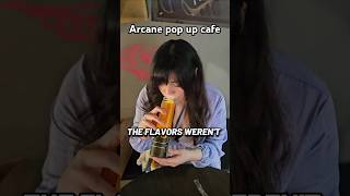 This Arcane Pop up cafe was...