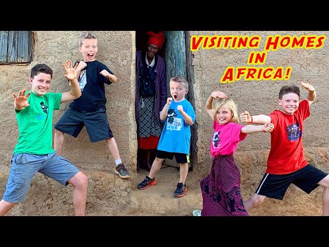 The Ninja kidz visit homes in Africa!!