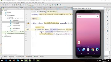 Login, SignUp and Change Profile Form with Restful Web Services in Android