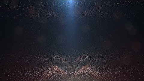 Blue Beam On Particles Background Stock Motion Graphics