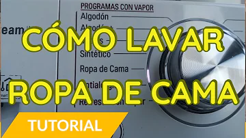 ¿Se debe lavar la ropa de cama con la ropa?