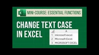 How to Change Text Case in Excel | Upper, Lower & Proper Case Tutorial for Beginners