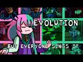 [FNF Mod] Evolution but Everyone Sings It (Evolutionを色々なキャラに歌わせてみた)