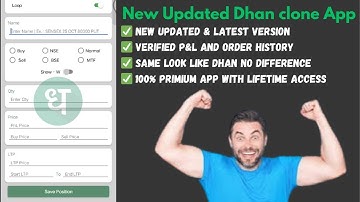 DHAN NEW UPDATE CLONE APP | DHAN CLONE APP DOWNLOAD | DHAN FAKE PNL DOWNLOAD | DHAN CLONE🔥