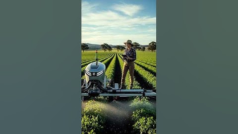 Futuristic Smart Farming with AI Robot | Ultra-Realistic 4K Modern Agriculture #shorts