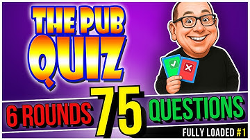 75 Pub Quiz Trivia Questions | General Knowledge Quiz Showdown!
