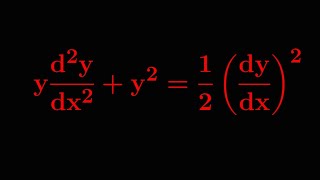Here's a cool non linear differential equation