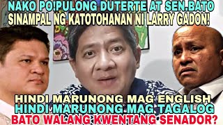 SOSMARYOSEP!!! UUSOK NANAMAN ANG ILONG NG MGA DD-SHIT NITO! SEN.BATO WALANG KWENTANG SENADOR?