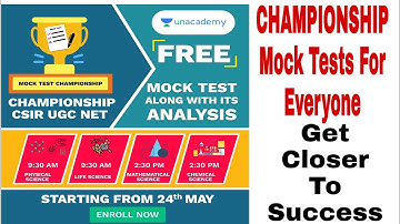Free Mock Tests For Everyone |CSIR NET EXAM | PHYSICAL SCIENCE |CHEMICAL | MATHEMATICAL|LIFE SCIENCE