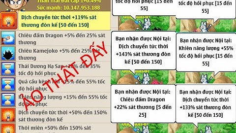 Ngọc rồng blue - Demo tool auto mở nội tại theo file text - Nội tại max quá dễ dàng - 100 like share