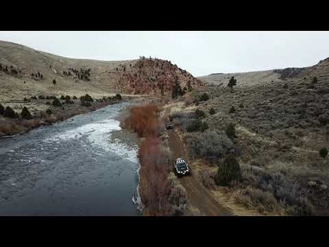 Carson River Hot Springs 4X4 - Drone