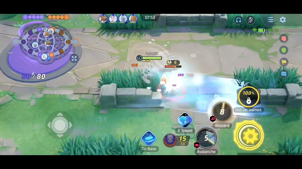 Avalanche Nintetails Gameplay | Pokemon Unite