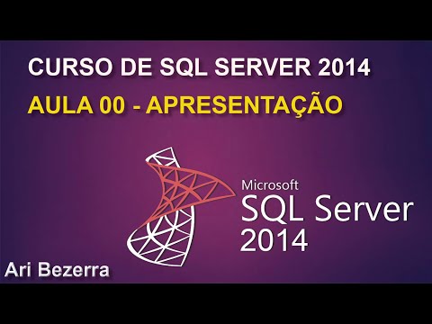 SQL SERVER - AULA 00 INTRODUÇÃO E APRESENTAÇÃO DA FERRAMENTA