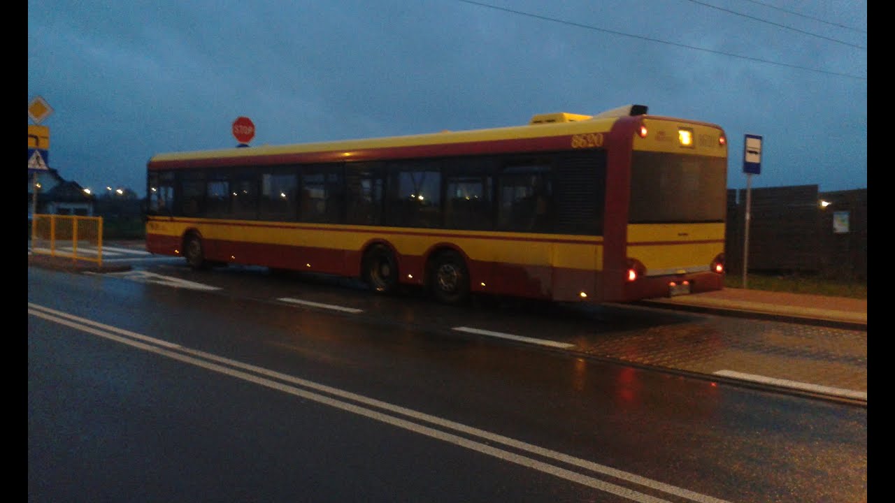 Przejazd warszawskim autobusem Solaris Urbino 15 #8620 linia 716
