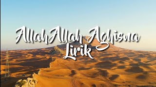 LIRIK || Allah Allah Aghisna - Naswa Maulida || VIRAL