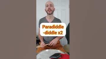 Drum Rudiments. Paradiddle & Paradiddle-diddle combined.
