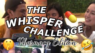 Whisper Challenge (Pharmacy Edition) with Shayne Uy &amp; Miguel Santos| Shie Arrojo