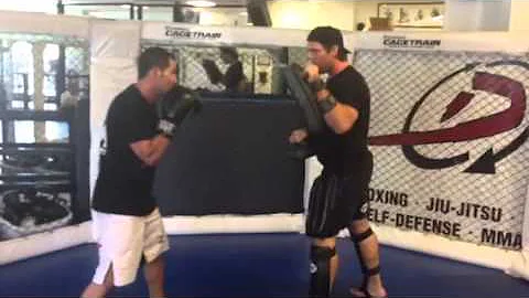 Darin Harvey Training with UFC VET Antoni Hardonk