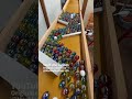 Marble Run (A marble run course with a large wooden funnel and winding paths. 13) #ASMR