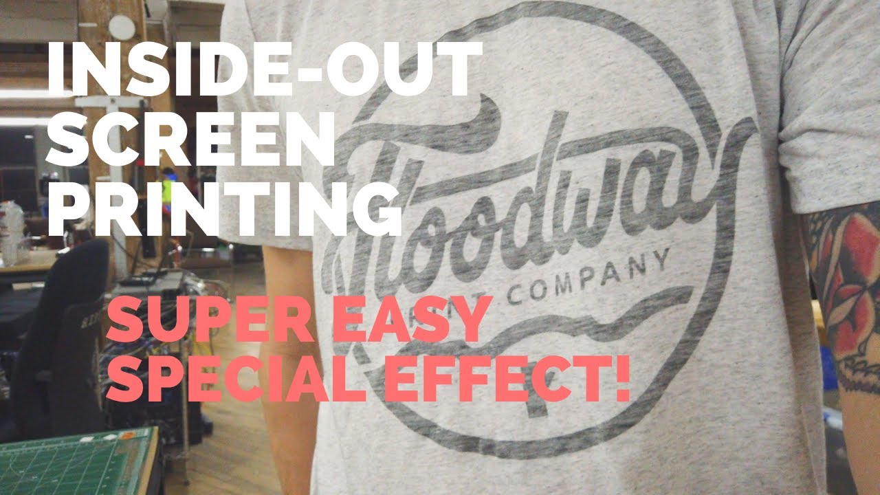 Vintage Looking T-Shirt Print - Inside-Out Screen Printing is EASY! 