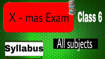 Class 6 Christmas Exam Syllabus 2025 | Full Syllabus Breakdown | Kerala Syllabus#class 6