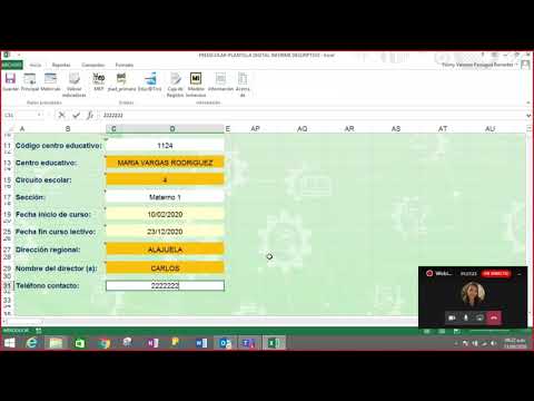 Tutorial Plantilla Digital Preescolar (DGEC-MEP)