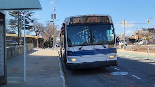 MTA Bus Company: 2009 Orion VII NG HEV #4534 on the Q60 to Jamaica at Queens Blvd/58 St