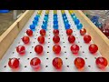 Marble Run 🌟 A refreshing slope course where you can roll 100 marbles down