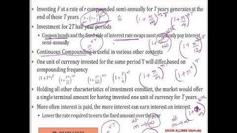Spot Forward and Par Rates