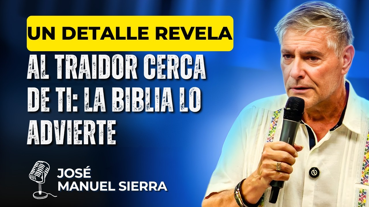 José Manuel Sierra PREDICAS - Un detalle revela al traidor cerca de ti: la Biblia lo advierte.
