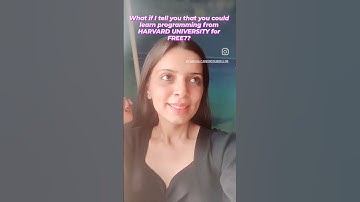 Looking for something to try your hands on programming? This is your chance ! #programming #harvard