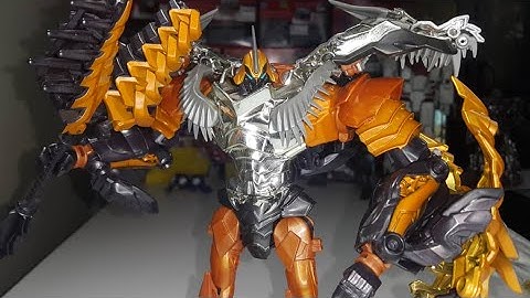 JJ Prime REVIEWS: Transformers Age Of Extinction Leader Class GRIMLOCK!