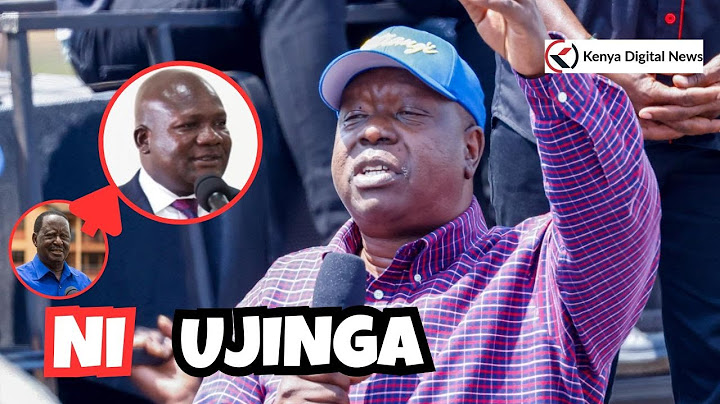 'HUO NI UJINGA,' Angry Matiang'i Lectures Raila's Man Gov. Barasa in Kakamega!!