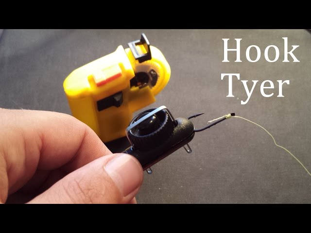 How to Tie Fishing Knots using Matchman Hook Tyer - Fishing Hook Tyer 