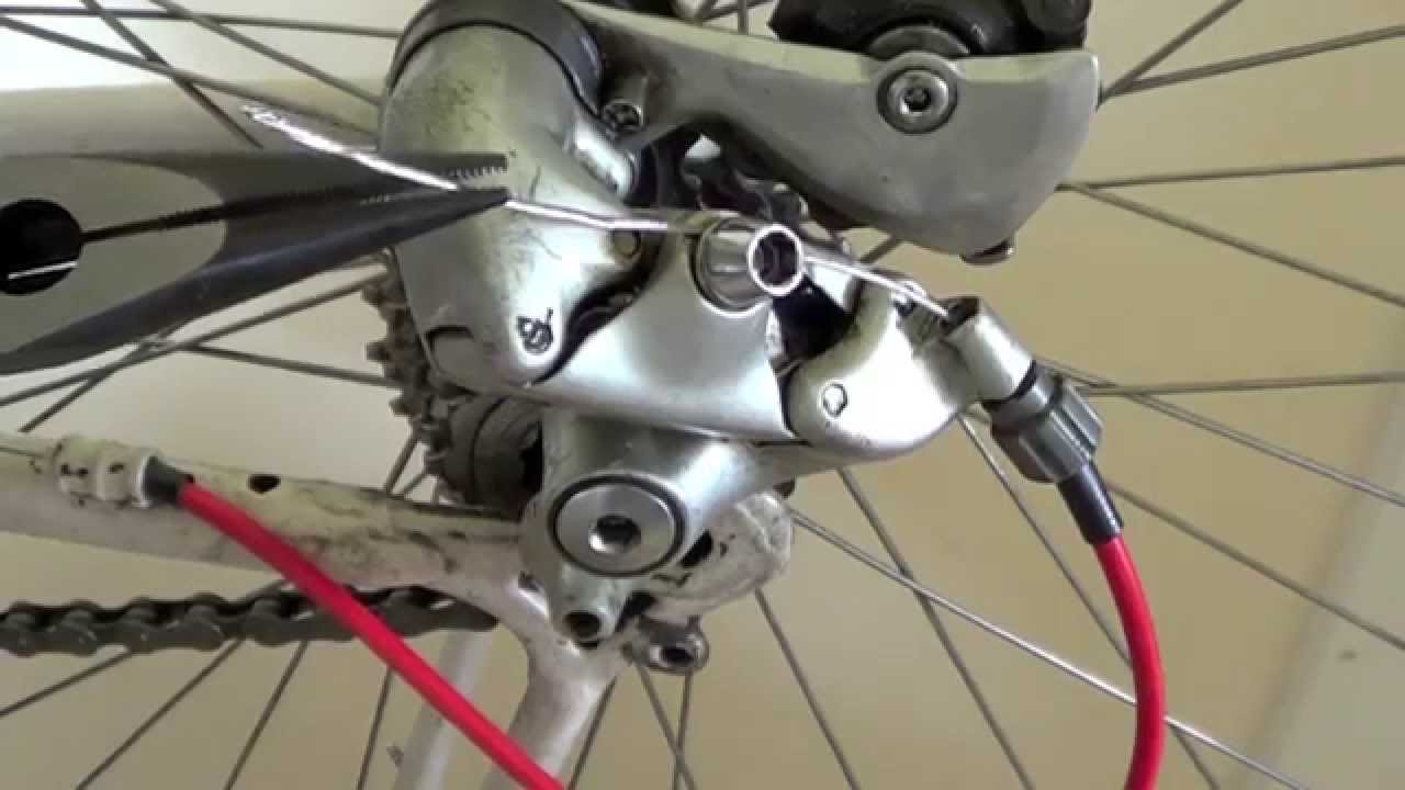 BICYCLE REAR GEAR CABLE HOUSING REPLACEMENT YouTube