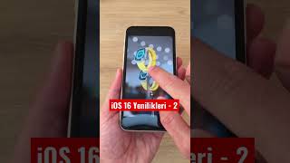 iOS 16 Yenilikleri Neler? | iOS 16 Özellikleri - 2 #ios16 #ios16yenilik